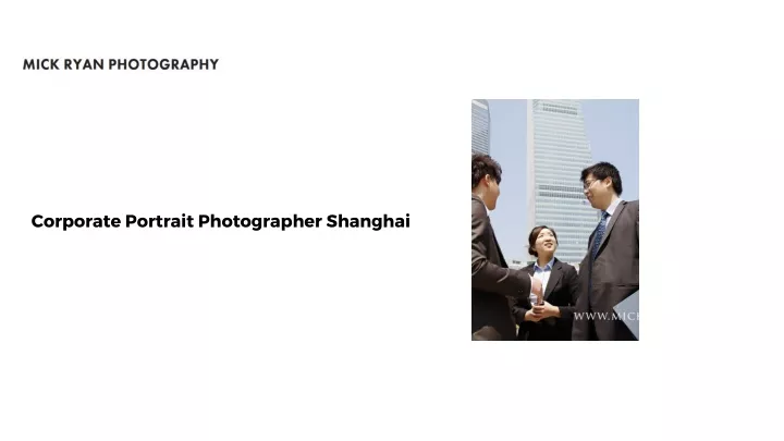 corporate portrait photographer shanghai