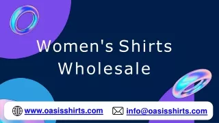 Unlocking Opportunities in Women's Shirts Wholesale: Strategies for Success.
