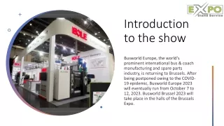 Pace Up Your Bus Business at Busworld Europe 2023 with Expostandservices