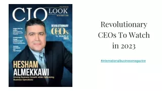 revolutionary ceos to watch in 2023