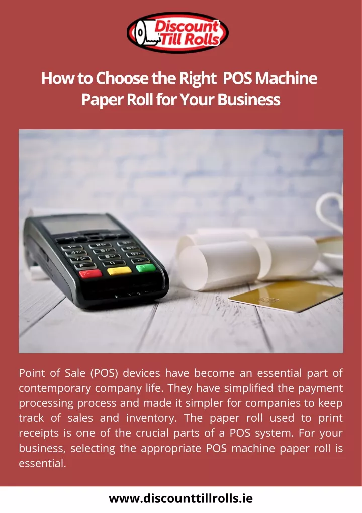 how to choose the right pos machine paper roll