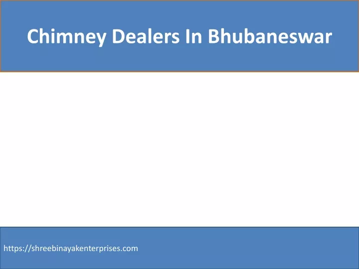 chimney dealers in bhubaneswar