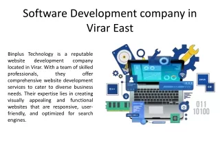Software Development company in Virar East