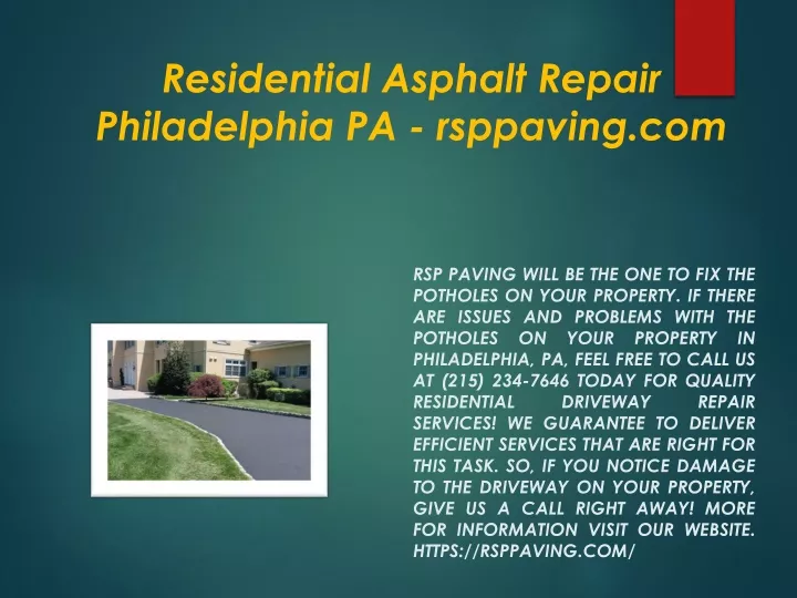 residential asphalt repair philadelphia pa rsppaving com