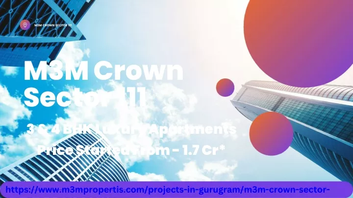 m3m crown sector 111
