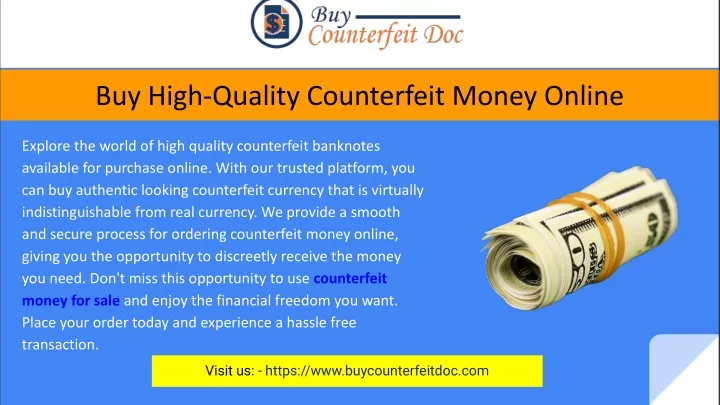 buy high quality counterfeit money online