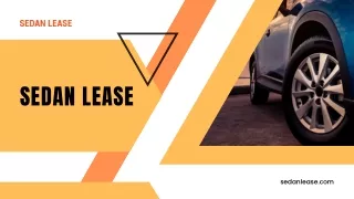 sedan lease