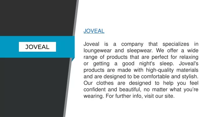 joveal joveal is a company that specializes