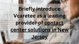 Contact Center In New Jersey