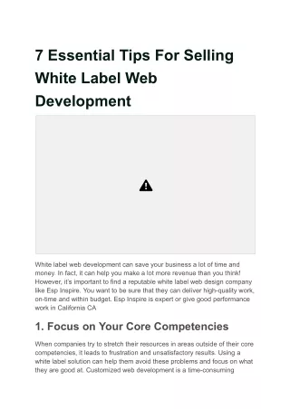 7 essential tips for selling white label