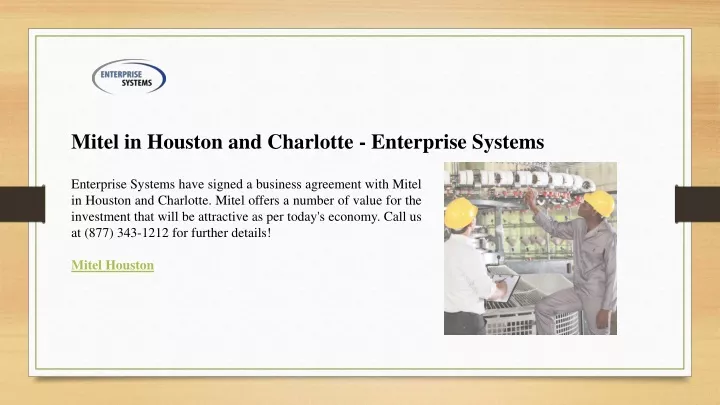 mitel in houston and charlotte enterprise systems