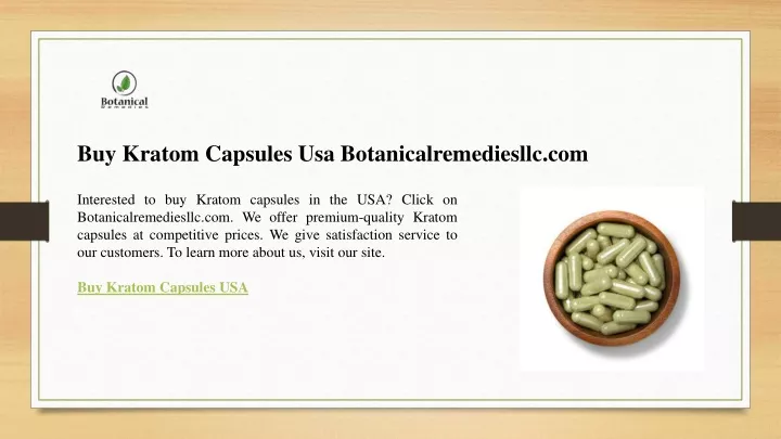 buy kratom capsules usa botanicalremediesllc com