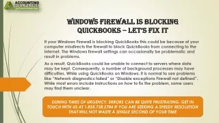 windows firewall is blocking quickbooks let s fix it