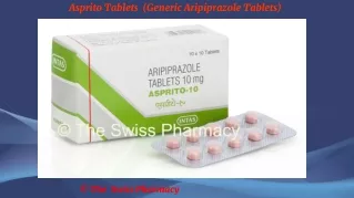 asprito tablets generic aripiprazole tablets
