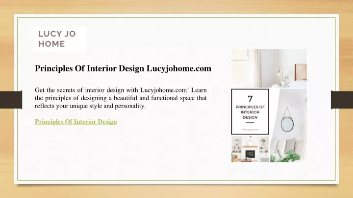 principles of interior design lucyjohome com