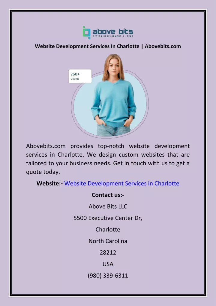 website development services in charlotte