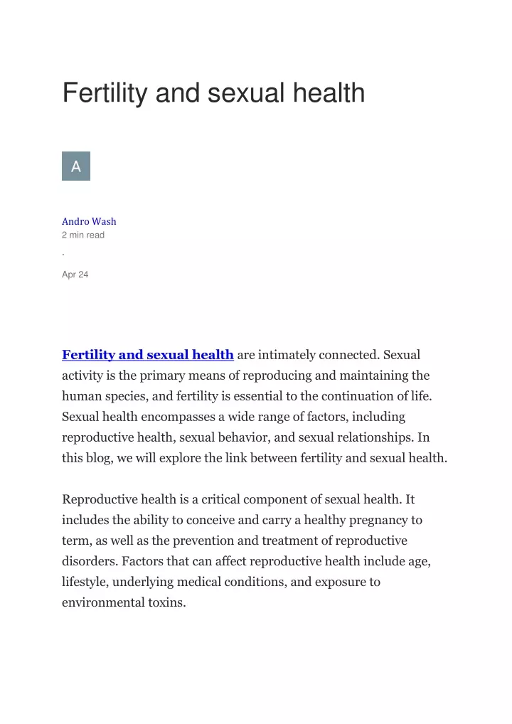 Ppt Fertility And Sexual Health Powerpoint Presentation Free Download Id12166424 3691