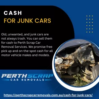 Top Cash For Junk Cars - Perth Scrap Car Removals