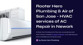 Best AC Repair service in Newark |Rooter Hero Plumbing & Air of San Jose - HVAC
