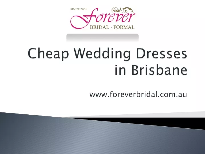 cheap wedding dresses in brisbane