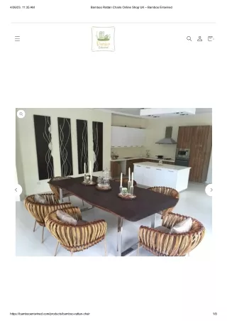 Bamboo Rattan Chairs Online Shop Uk