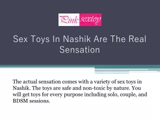 Sex Toys in Nashik- Pinksextoy