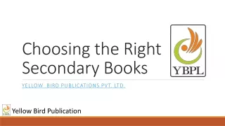 Secondary Books Online