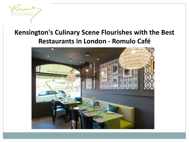 kensington s culinary scene flourishes with