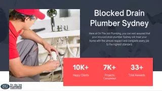 Blocked Drain Plumber Sydney