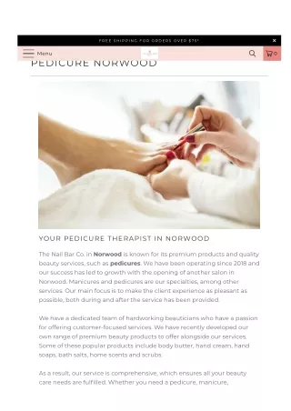 Pedicure Norwood