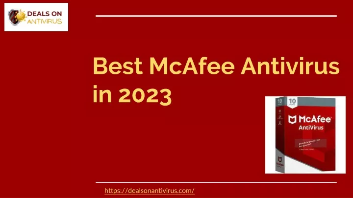 best mcafee antivirus in 2023