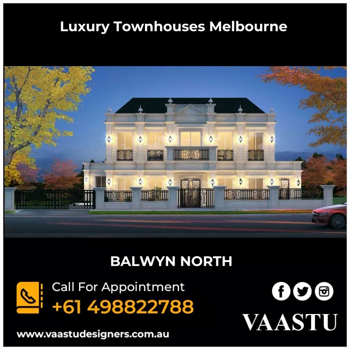 luxury townhouses melbourne