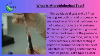What Is Microbiological Test