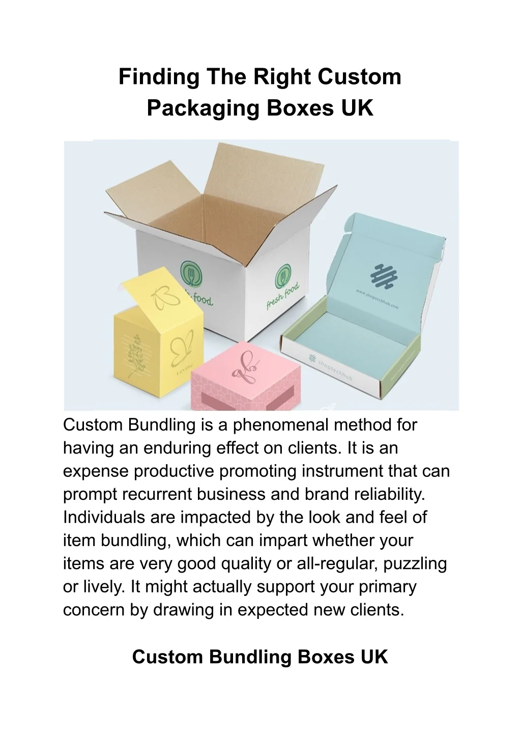PPT - Finding The Right Custom Packaging Boxes UK PowerPoint ...