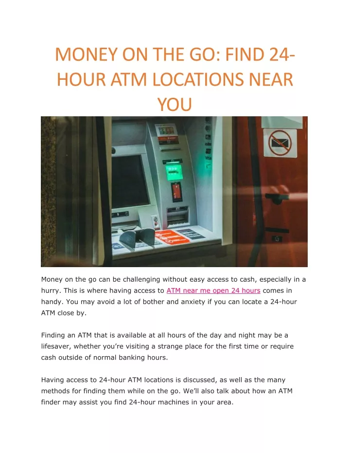 money on the go find 24 hour atm locations near