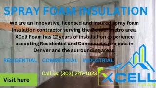 spray foam insulation xcell foam has 12 years