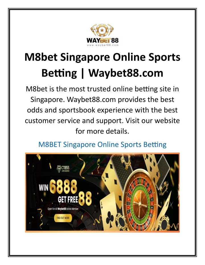 m8bet singapore online sports betting waybet88 com