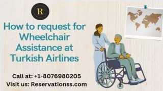 Wheelchair Assistance at Turkish Airlines