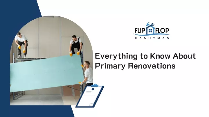 everything to know about primary renovations