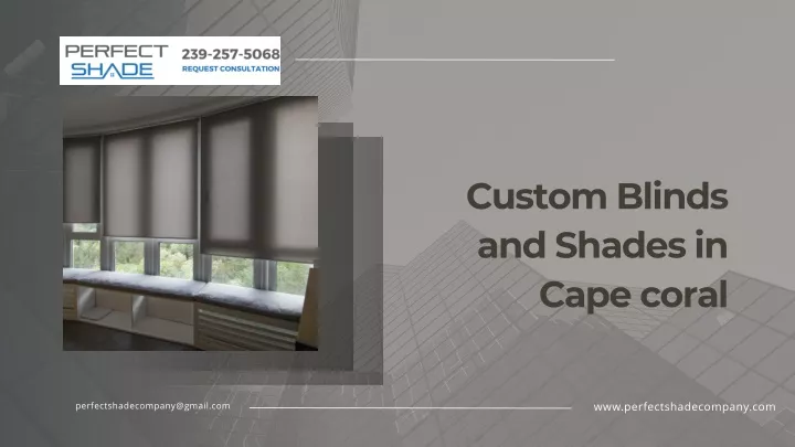 custom blinds and shades in cape coral