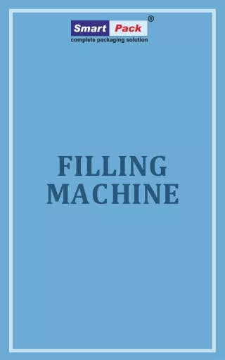 Filling machine in Indore