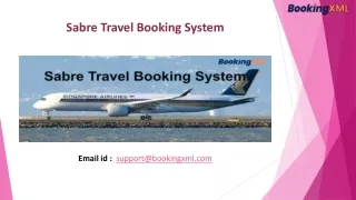 sabre travel booking system