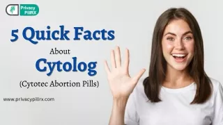 5 Quick Facts About Cytolog (Cytotec Abortion Pills)