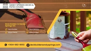 Sandy Springs Decks & Patio Covers | 404-882-8002