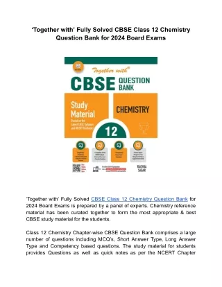 together with fully solved cbse class
