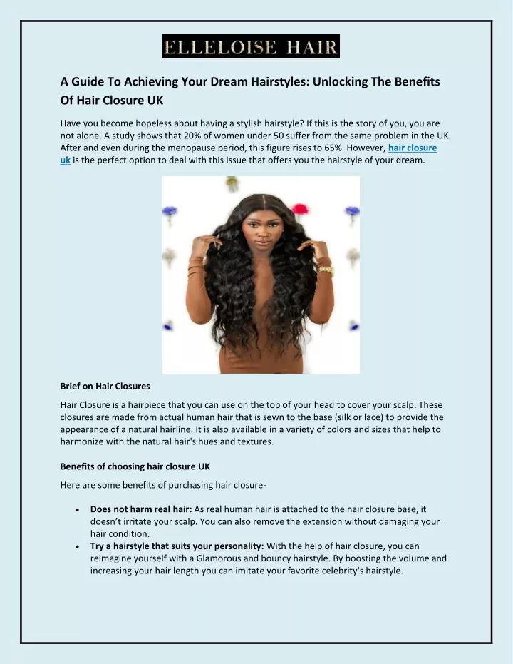 a guide to achieving your dream hairstyles