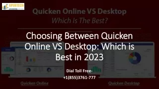 Choosing Between Quicken Online VS Desktop: Which is Best in 2023