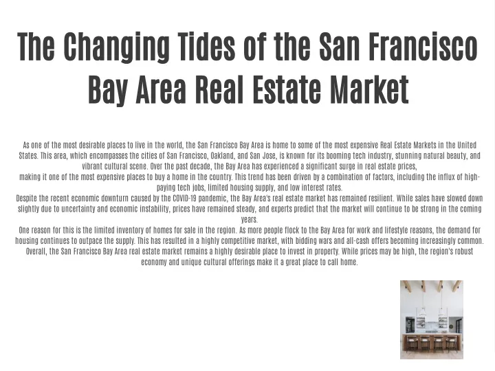 the changing tides of the san francisco bay area