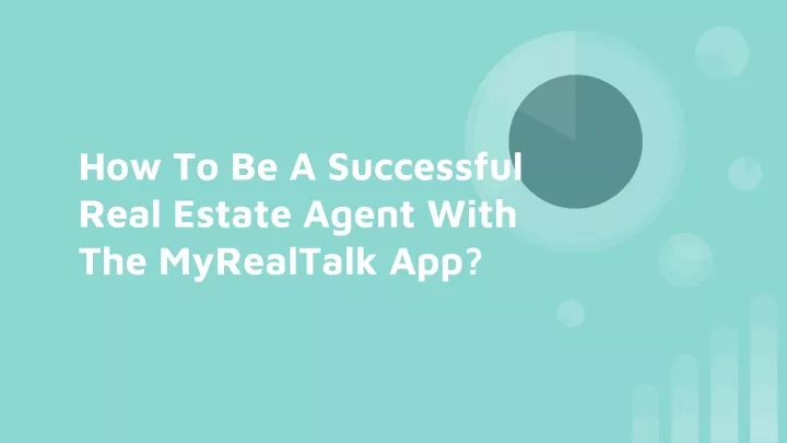 how to be a successful real estate agent with