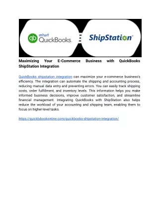 maximizing shipstation integration